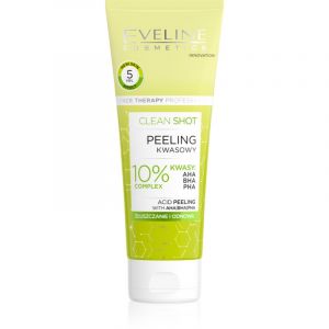 Eveline Cosmetics Eveline Comsetics - Clean Shot Peeling acido Scrub viso 75 ml unisex