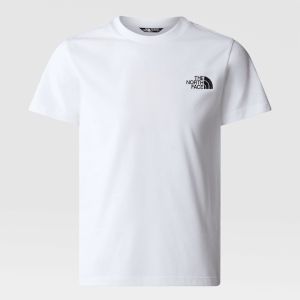 The North Face T-shirt Simple Dome Pour Enfant Tnf White Taille XXL