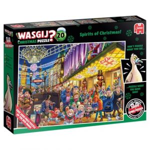Jumbo Puzzle 2 x 1000 pièces, Wasgij Christmas 20 - Les esprits de Noël !