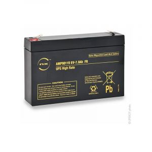 Image de Nx Batterie onduleur (UPS) 7.8-6 UPS High Rate FR 6V 7.8Ah F6.35