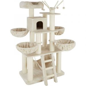 Arbre à chat 195 cm beige/blanc 3708082