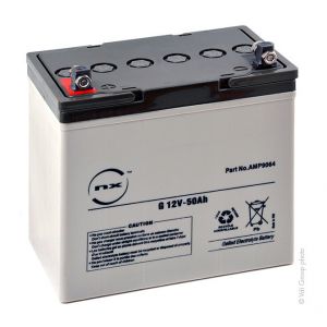 Nx Batterie plomb etanche gel G 12V-50Ah 12V 50Ah F-M6 - Batterie(s)