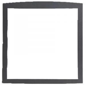 Renz Cadre D'Encastrement H.33.65 X L.32.65 X P.3.5 Cm, Gris Anthracite