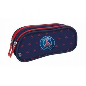 Quo Vadis 1 Trousse FOURRE-TOUT 2 compartiments PSG - 23x10cm