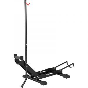 Râtelier vélo - support vélo au sol hauteur réglable pliable - compatible 20-29 pouces - acier noir