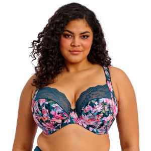 Soutien-Gorge Plongeant Stretch- Fleuri