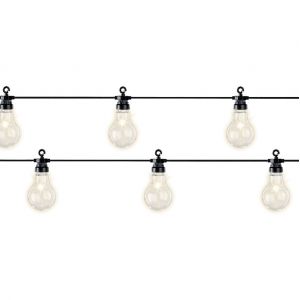 Guirlande l ineuse 20 Led ampoules XL Blanc chaud