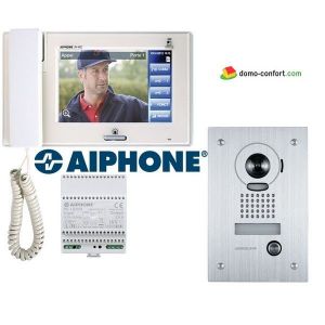 Aiphone Moniteur ma&icirc;tre couleur avec m&eacute;moire, &eacute;cran tactile 7 - JM4MED