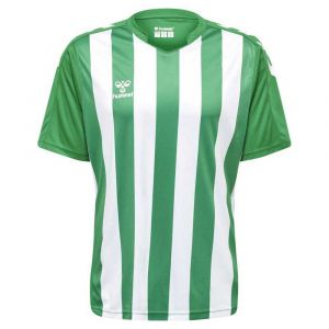 Hummel T-shirt &agrave; Manches Courtes Core Xk Striped 3XL Jelly Bean / White