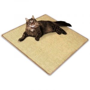 Tapis &agrave; gratter de sisal Pour les chats Nature 30 x 50 cm
