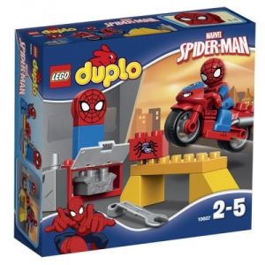 Duplo 10607 Super Héros : l'atelier de la moto araignée de Spider-Man