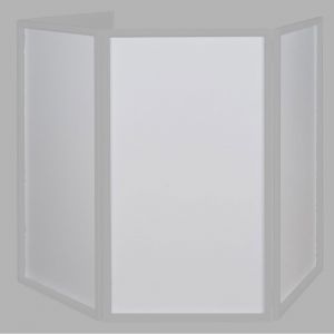 American DJ 1731000017 Façade Paravent Lot de 4 rideaux de scène blancs