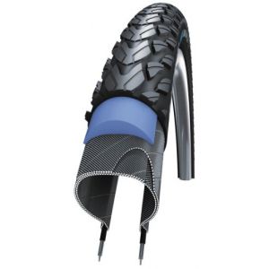 Schwalbe Fahrrad Reifen Marathon Plus Tour ENC//alle Größen, Ausführung:schwarz Reflex, Drahtreifen, Dimension:37-622 (28×1 3/8´´)