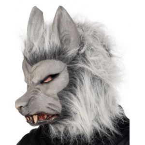 Image de Smiffy's Masque loup avec poils et oreilles