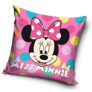 Image de Guizmax Housse de coussin enfants minnie - miss minnie - 40 x 40 100 % polyester