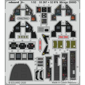 Image de Eduard Mirage 2000D pour Kitty Hawk- 1/32 - Accessoire