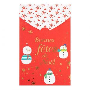 Carte De Vœux Surprise Bonhomme De Neige