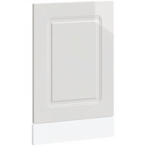 VidaXL Panneau De Lave-Vaisselle Kalmar Blanc Brillant 45x1,5x67 Cm