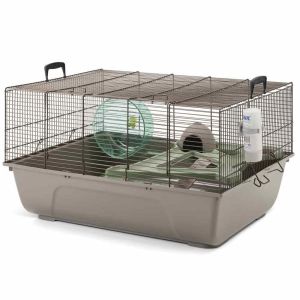 Image de Savic Cage Duncan pour hamster - marron / gris : environ 67,5 x 49 x 37,5 cm