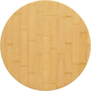 VidaXL Dessus de table Ø50x1,5 cm bambou