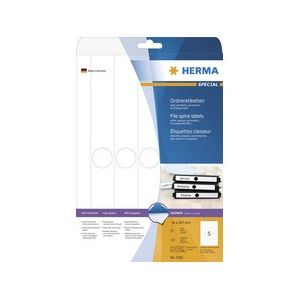 Image de Herma 5165 - Etiquettes SuperPrint pour classeurs suspendus, 34 x 297 mm, blanc