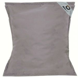 Pouf Géant xxl Déhoussable, Flottant pour Piscine Deco Arts Gris galet - Gris