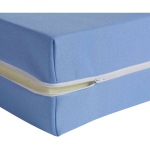 Terre de Nuit Housse rénove matelas coloris bleu 13 cm 180gr/m² 90x200