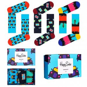 Happy socks London Edition Coffret cadeau Chaussettes 3 paires SXLON08-6700