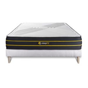 Ensemble sommier + matelas ULTRA micro ressorts ensach&eacute;s et m&eacute;moire de forme 140x200