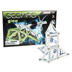 Geomag 1322 - panel - space glow - coffret fluorescent - 76 pièces