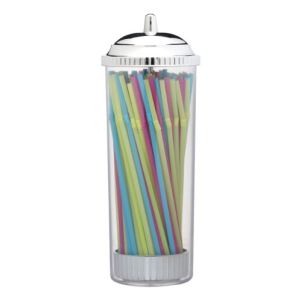 Genware 99011 Distributeur De Paille, 25,4 Cm