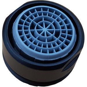Invena 24mm Noir Aérateur Silicone Mousseur Robinet Facile Cuisine Salle de Bains Économie Eau