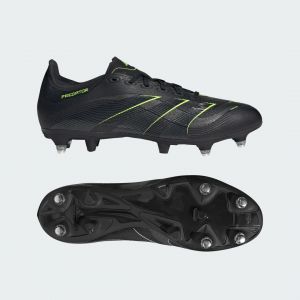 Adidas Predator League Sg Electric Stealth - Noir/gris/vert - Terrain Très Gras (Sg), pointure 40 - ['Noir'] - Taille 40
