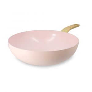 Menastyl Wok en revêtement céramique 28cm rose - tous feux