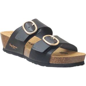 Image de Pepe Jeans Mules compens&eacute;es femme Delhi Mid