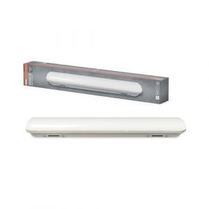 Osram Réglette étanche Submarine résistante à l'humidité, grise, 0,6M, 18W, 4000K, IP65, étanche à la poussière et les projections d'eau, boîtier en polycarbonate, installation facile, 1500 lm