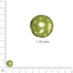 Rayher Perles Renaissance - Jade - Ø 10 mm x 35 pces