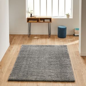 Image de Tapis shaggy, Sany Gris Clair Taille 120x170 cm;160x230 cm;200x290 cm