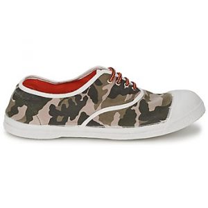Bensimon Baskets basses TENNIS CAMOFLUO - Couleur 36,37 - Taille Beige
