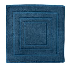 Tapis de bain 50x75 bleu pacifique en coton 900 g/m²