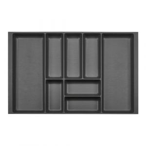 ORGA-BOX 2 Range-couverts Profondeur : 461 x Largeur : 709 mm anthracite avec structure Canvas