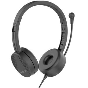 Image de Nilox NXAUSB01 écouteur/casque Écouteurs Avec fil Appels/Musique Noir