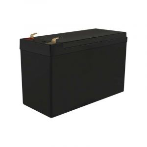 Qoltec 53030, Mat de verre absorb&eacute;, 7 Ah, 12 V, 72 A, Moto, Noir