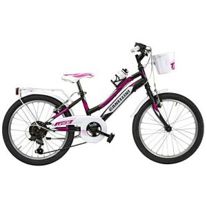 Vélo Fille Canellini VTT LINCY 20 6V Noir/Fuchsia