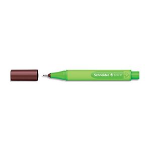 Schneider (Papeterie) Stylo fineliner Link-It - 0,4 mm - système 'click' pour additionner une autre pointe - marron