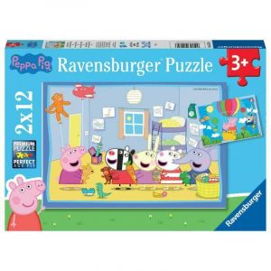 Ravensburger Puzzle 2x12 pièces - Les aventures de Peppa Pig