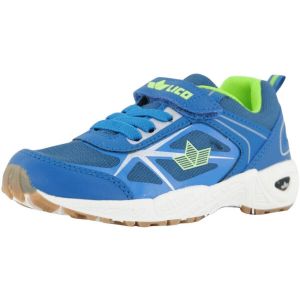 Lico Salford Vs Chaussure de Terrain int&eacute;rieur, Bleu p&eacute;trole, Citron, 37 EU