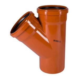 Osma KGEA Raccord en Y d&rsquo;&eacute;gout DN 160/160, 45&deg; 222300