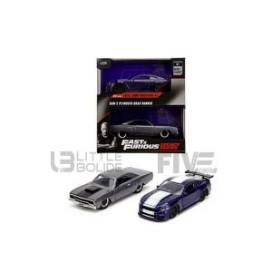 Jada Toys 1/32 34255bl Ford Mustang Gt And Plymouth Road Runner - 2016 Diecast Modelcar Toys