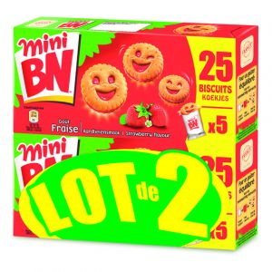 Image de Bn Lot de mini fraise 2x175 g - Le paquets de 150g